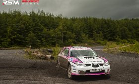 British female rally driver Sara Williams claims victory at The Red Dragon Rally 2015