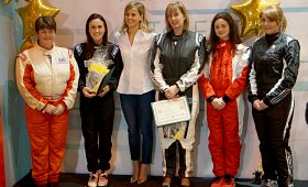 Sara Williams Wins BWRDC GoldStars award presented by Susie Wolff